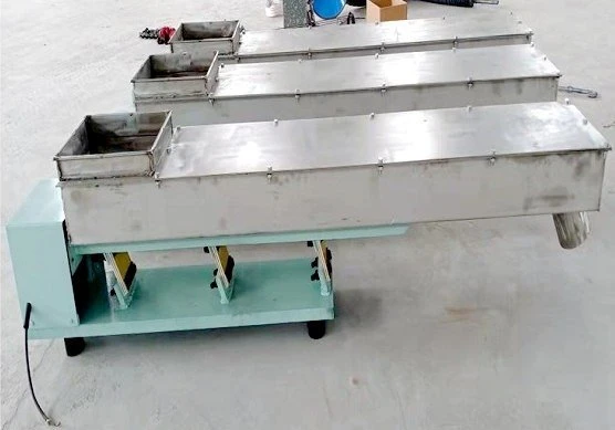 Magnetic vibrating feeder machine