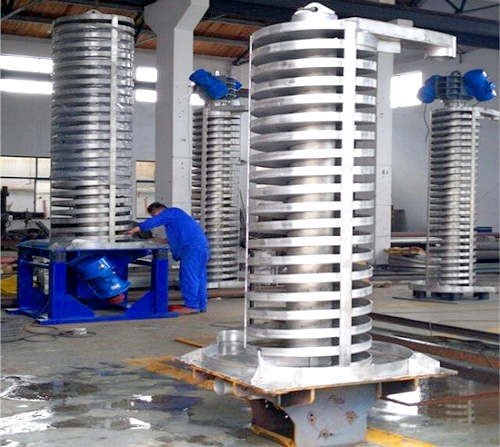 vibrating spiral conveyor